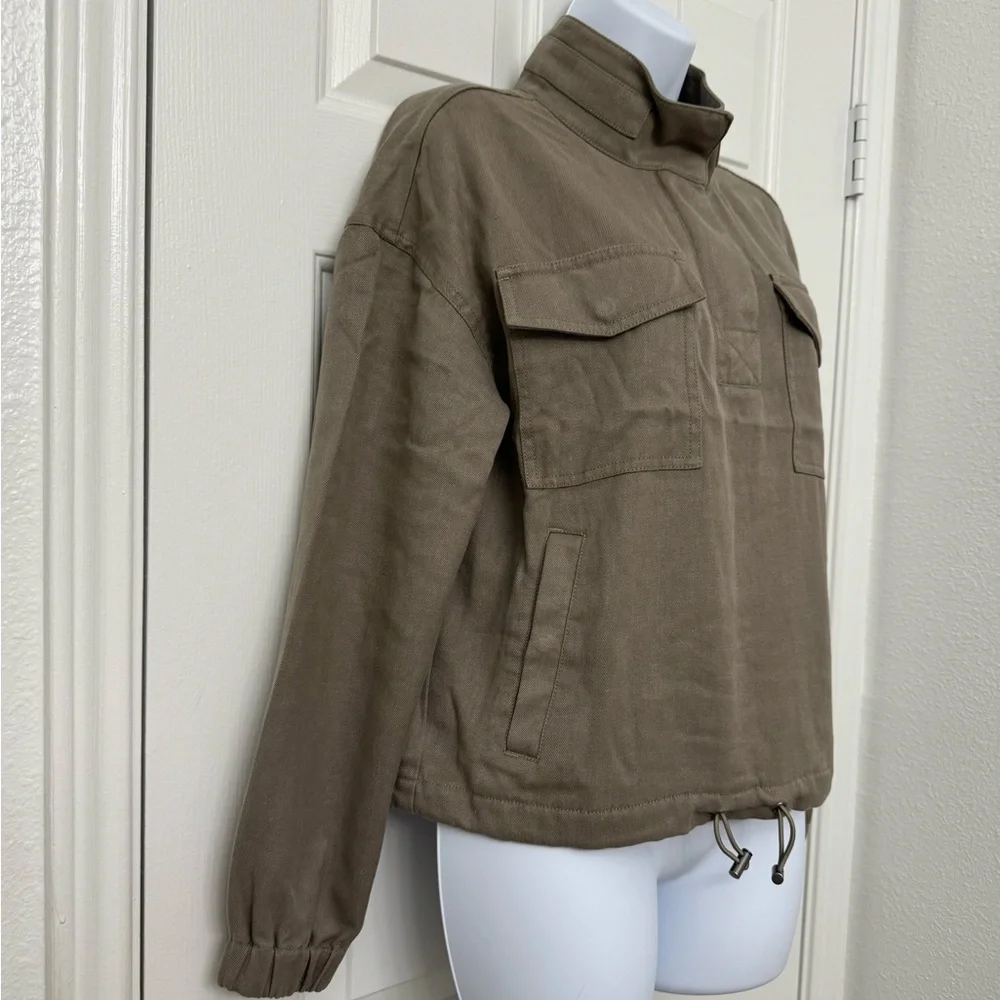 UpWest Cropped EcoHemp Twill Jacket Ash S Small